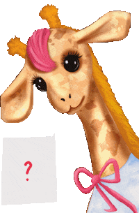 Question Giraffe Sticker