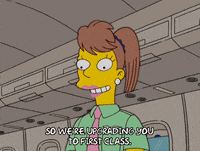 Episode 18 Plane GIF by The Simpsons