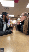 'Our Little Half and Half': Couple Make Pregnancy Announcement With a Twist at Dairy Queen