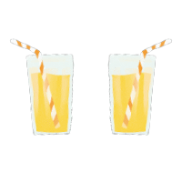 appelsientjenl cheers proost picknick proosten Sticker