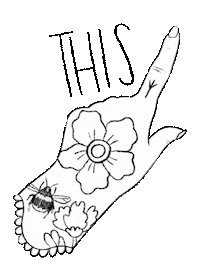 Hand Showing Sticker by anja sturm