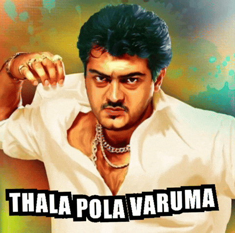 Trending_memes_50 giphycreatortest thala pola varuma GIF