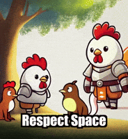 Respect Boundaries GIF by Zorooster