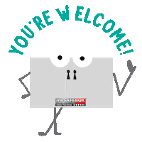 You Are Welcome No Problem Sticker by mySAFEBOX