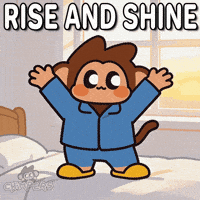 Sleepy Good Morning GIF by Chimpers