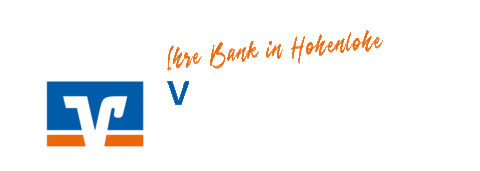 VolksbankHohenloheeG giphyupload blue orange bank Sticker