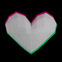 wiko_glitch love heart glitch 3d GIF
