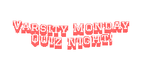duxnutsquiz duxnuts duxnutsquiz varsity monday quiz night Sticker