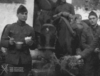 NationalWWIMuseum coffee black and white military horses GIF
