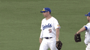 StPaulSaints happy celebration baseball jump GIF