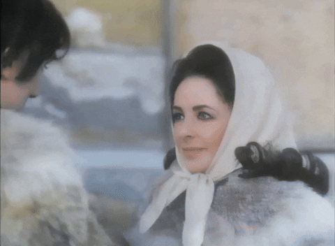 furglamor giphyupload fur elizabeth taylor fur coat GIF