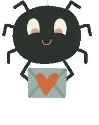 Love Letter Spider Sticker