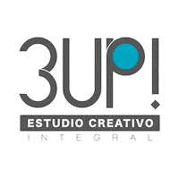 Creativos3up creativos logo creativos 3 up creativos logo digital marketing Sticker