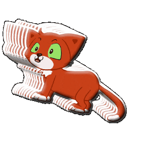 Alice In Wonderland Cat Sticker by Cool School