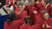 Celebrate Ncaa Gymnastics GIF by Arkansas Razorbacks