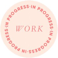 In Progress Work Sticker by Salt and Sugar Creative Studio