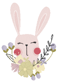 Easter Bunny Smile Sticker by hello matze illustrations