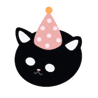Cat Hat Sticker