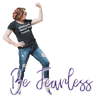 Confidence Be Fearless Sticker by Be Fearless With Paula