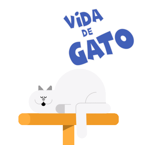 Sleepy Cat Sticker