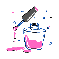 Beauty Nailpolish Sticker by nagelstudioharderwijk