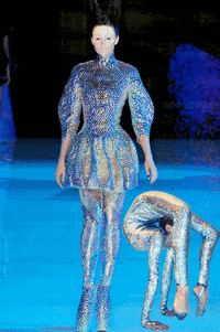 alexander mcqueen gym GIF by fashgif