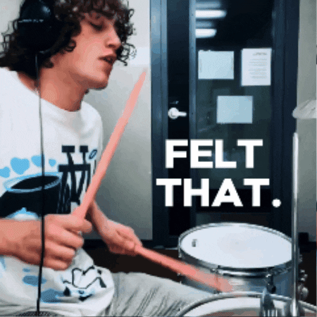 porterbliquez giphygifmaker drums drummer relatable GIF