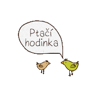 Plastia birds birdwatching birdlife ptaci Sticker