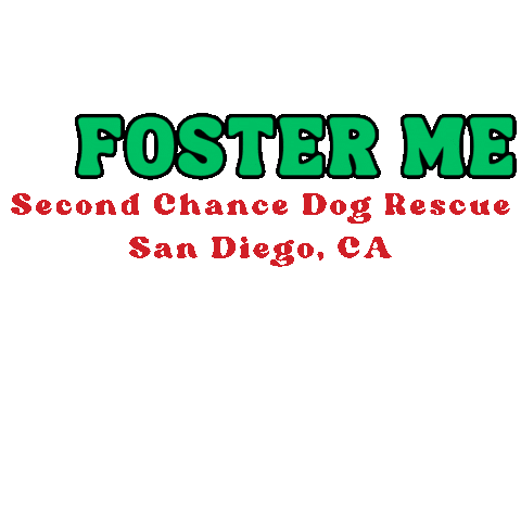 San Diego Dog Rescue Sticker by Second Chance Dog Rescue