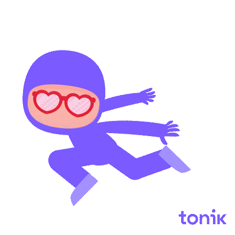Run Running Sticker by Tonik Bank
