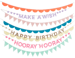 Celebrate Happy Birthday Sticker by Meri Meri