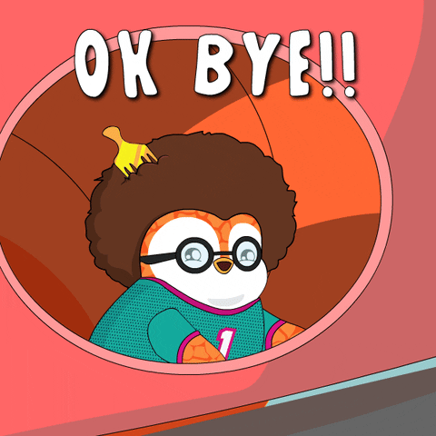 See Ya Goodbye GIF by Pudgy Penguins