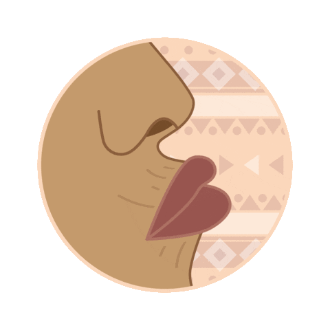 Point Lips Sticker by pipikwan pêhtâkwan