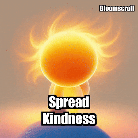 Kindness Love GIF by Bloomscroll