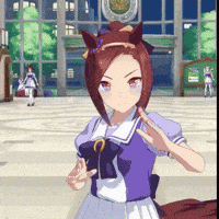 Nerd Umamusume GIF