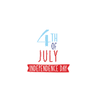 Independence Day Usa Sticker by Beauty by Earth