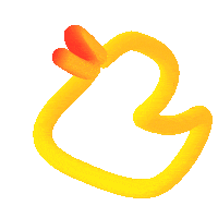 Duck Sticker by avaho