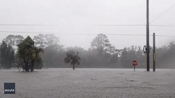 Hurricane Idalia Brings Flooding and Strong Wind Gusts to Northern Florida