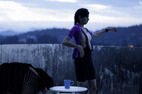 munbaik_cycling blue water photography purple GIF
