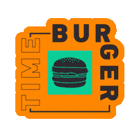Burger Time Sticker