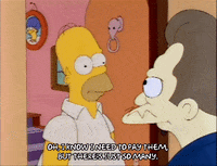 Sad Season 3 GIF by The Simpsons