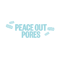 PeaceOutSkincare pores peace out pores pore strip pores strip Sticker
