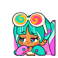 SparklesMagicalMarket pink candy sparkles fairy Sticker