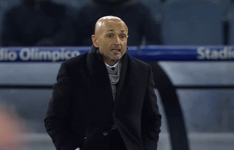 surprised luciano spalletti GIF by AS Roma