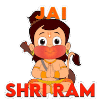 Animated Sticker Hanuman Sticker by Chhota Bheem