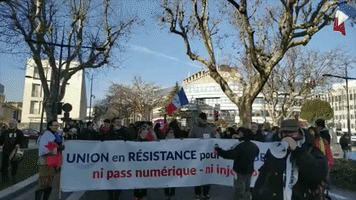 Protests Against COVID-19 Vaccine and Green Pass Across France