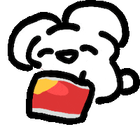 Potato Chips Eating Sticker by Annafish