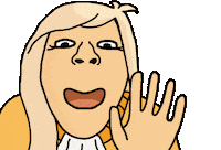 ZWABAG happy waving coco ongezellig Sticker