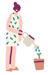 Girl Water Sticker by Sara Maese