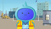 iAM_Learning builder ppe gas mask hard hat GIF